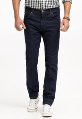 Wrangler Greensboro Męskie Spodnie Jeansowe Rinse Blue W15QSQX36 112142833